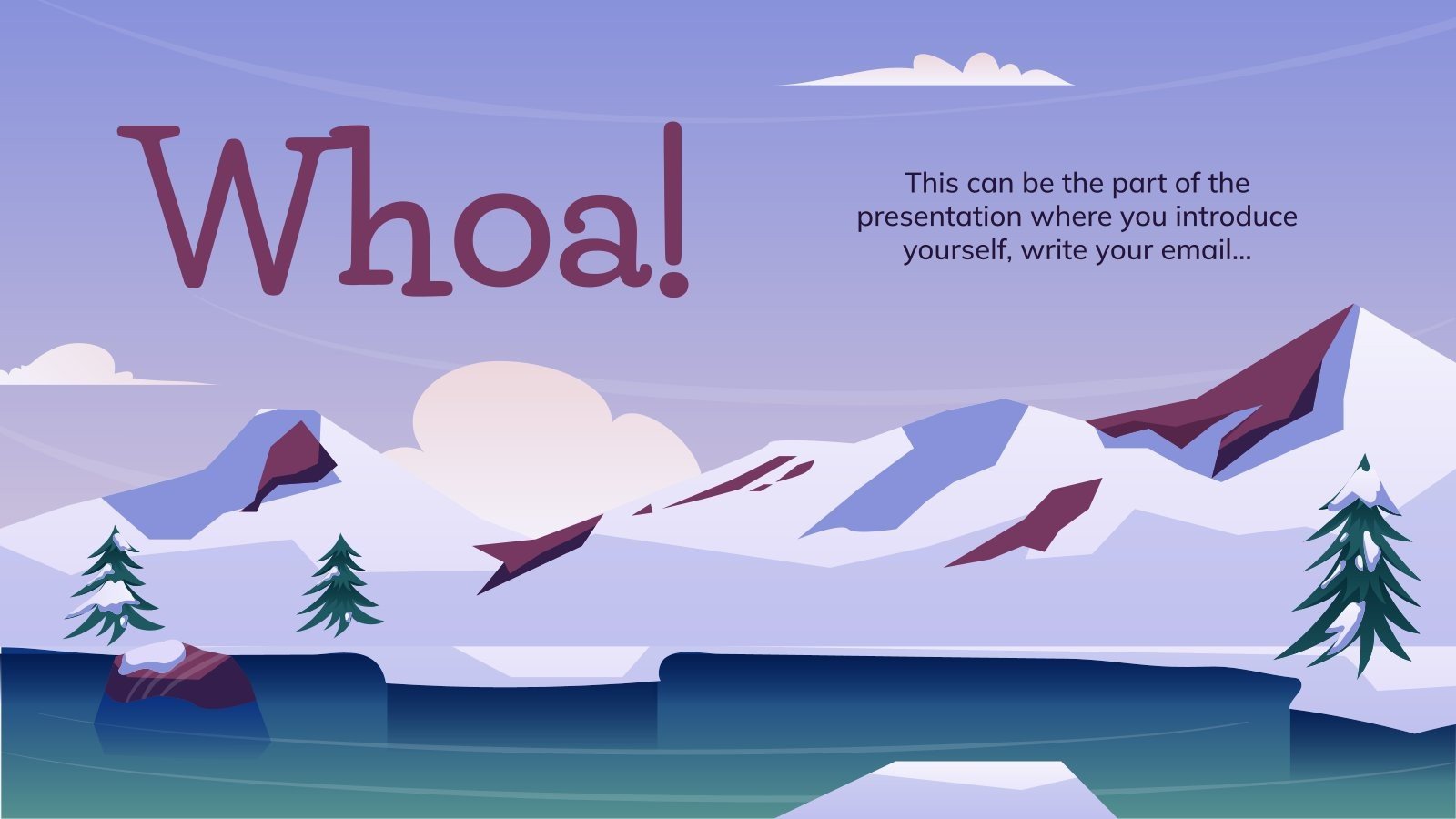 Winter Wonderland Theme MK Plan | Google Slides & PPT