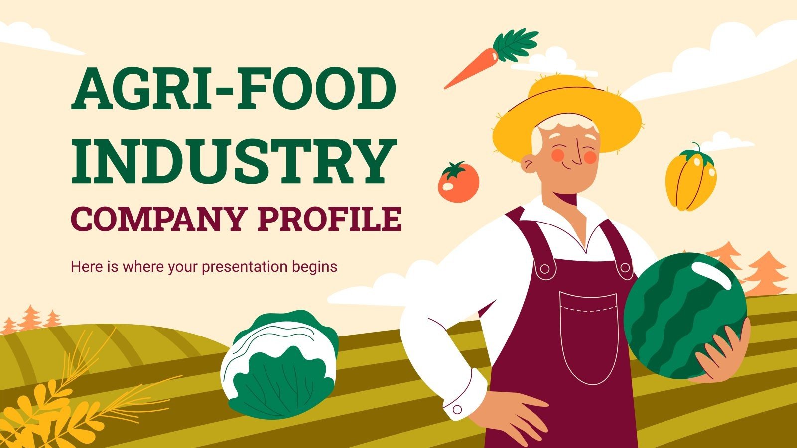 Plantillas gratis sobre agricultura para Google Slides y PPT