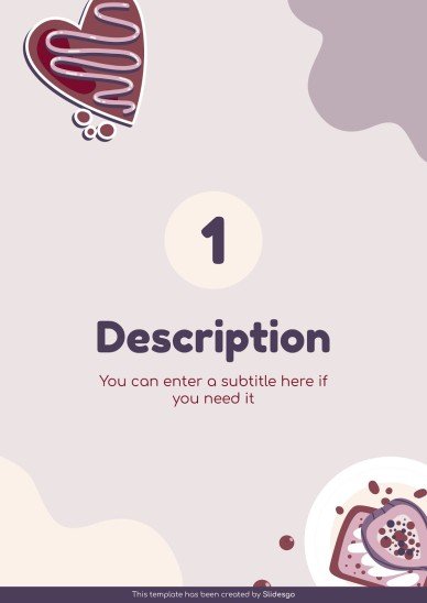 Vocabulary Learning Bubble Maps for Education presentation template 