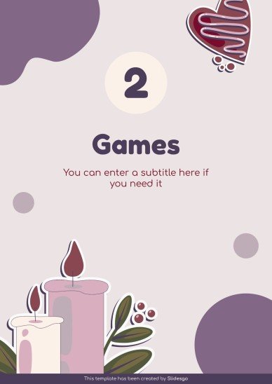 Vocabulary Learning Bubble Maps for Education presentation template 