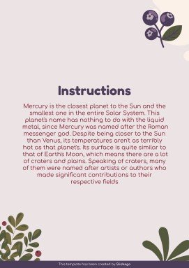 Vocabulary Learning Bubble Maps for Education presentation template 