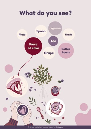 Vocabulary Learning Bubble Maps for Education presentation template 