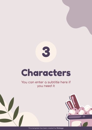 Vocabulary Learning Bubble Maps for Education presentation template 