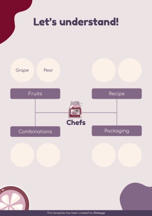 Vocabulary Learning Bubble Maps for Education presentation template 