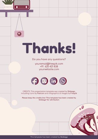 Vocabulary Learning Bubble Maps for Education presentation template 