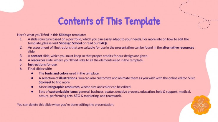 Butterflies Portfolio presentation template