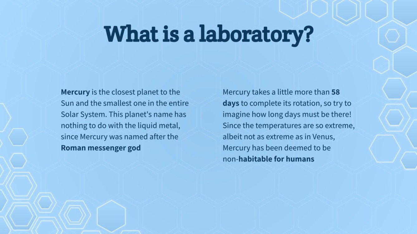Chemistry Lab Rules for Middle School Google Slides & PPT
