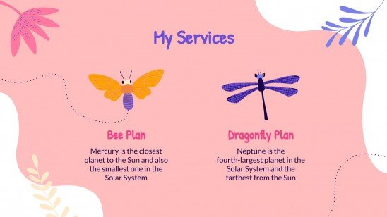 Butterflies Portfolio presentation template