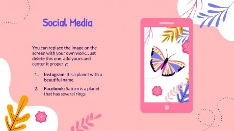 Butterflies Portfolio presentation template