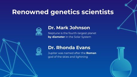 Biology Major for College: Genetic Heritage presentation template 