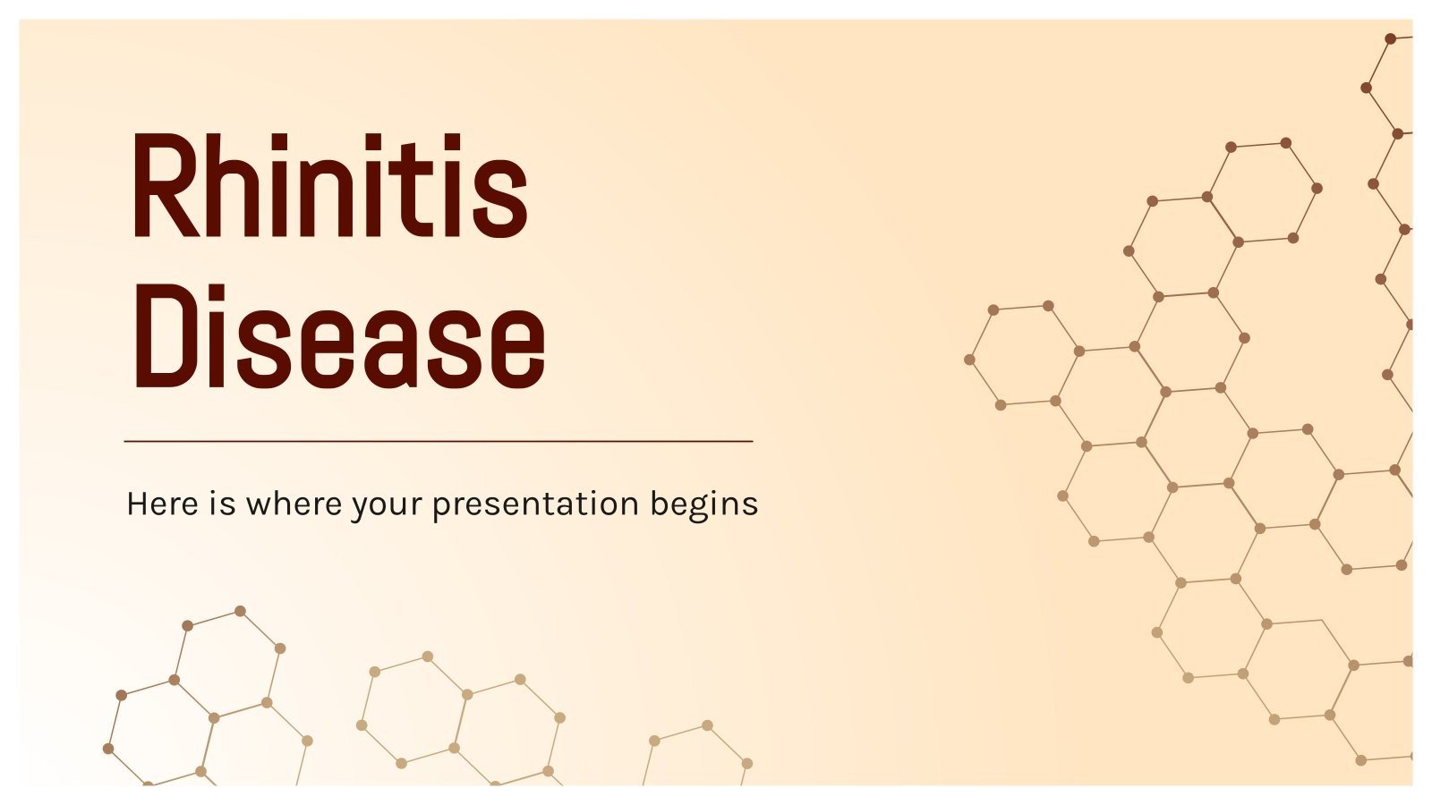 Modelo de apresentação Slides sobre a rinite