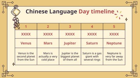 Let's Celebrate Chinese Language Day! presentation template 