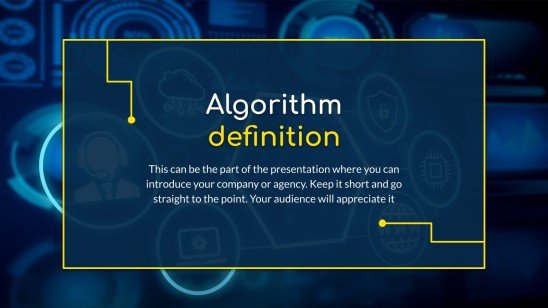 Computer Algorithm Lesson for College | Google Slides
