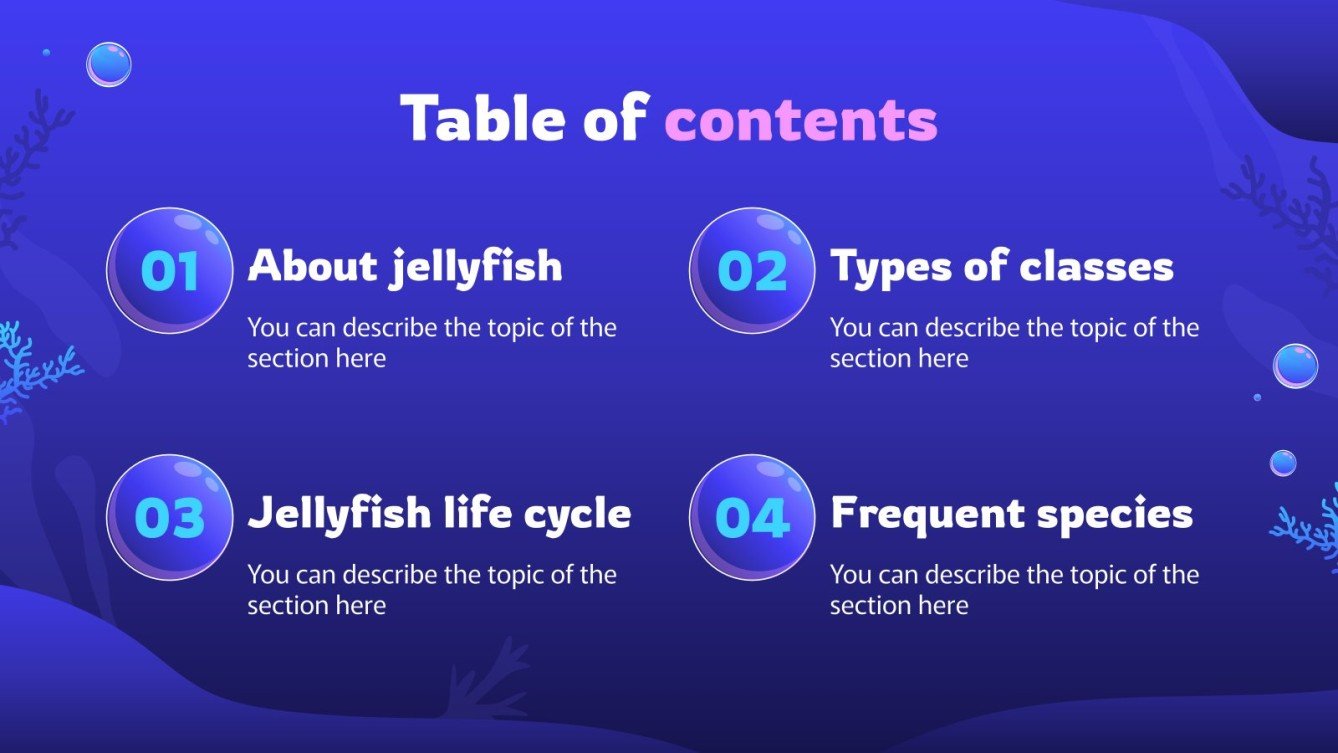 All About Jellyfish Google Slides & PowerPoint template
