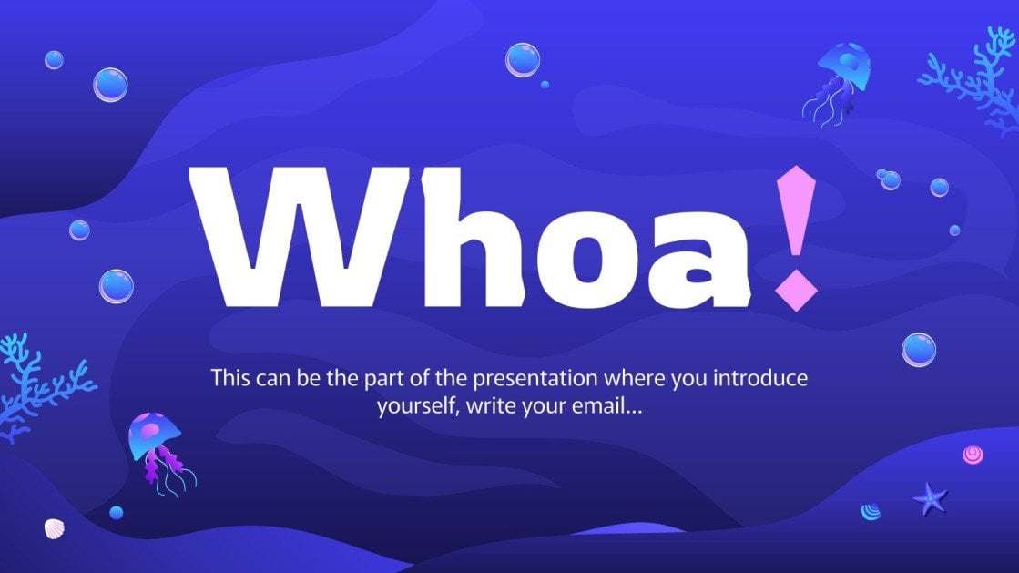 All About Jellyfish Google Slides & PowerPoint template