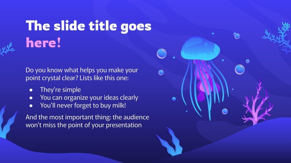 All About Jellyfish Google Slides & PowerPoint template
