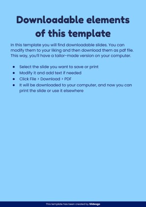 US Regions Printable Learning presentation template 