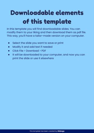 US Regions Printable Learning presentation template 