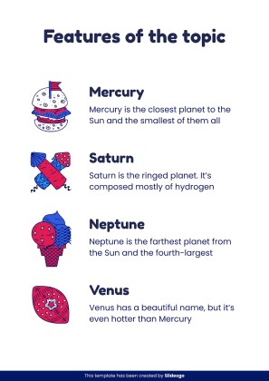 US Regions Printable Learning presentation template 