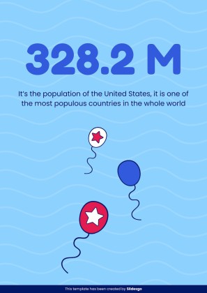 US Regions Printable Learning presentation template 