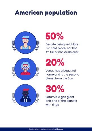 US Regions Printable Learning presentation template 