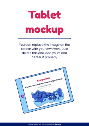 US Regions Printable Learning presentation template 