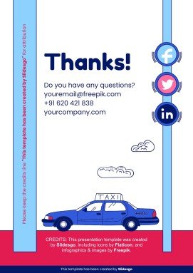 US Regions Printable Learning presentation template 