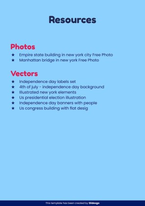 US Regions Printable Learning presentation template 