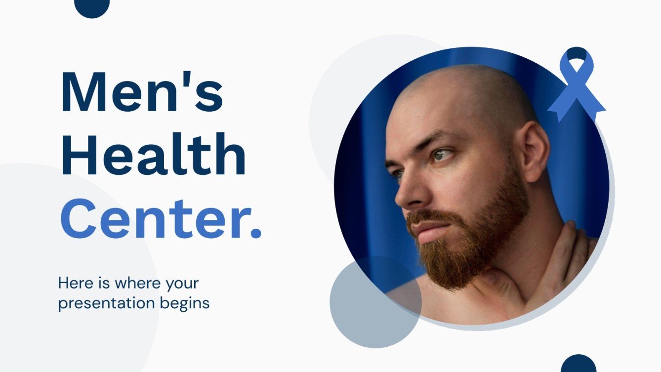 Men's Health Center Google Slides and PowerPoint
