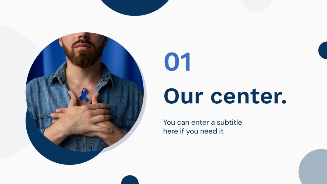 Men's Health Center Google Slides and PowerPoint