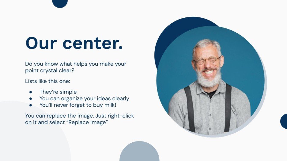 Men's Health Center Google Slides and PowerPoint