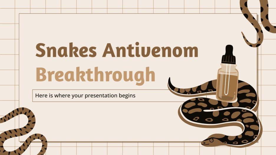 Snakes Antivenom Breakthrough Google Slides and PowerPoint