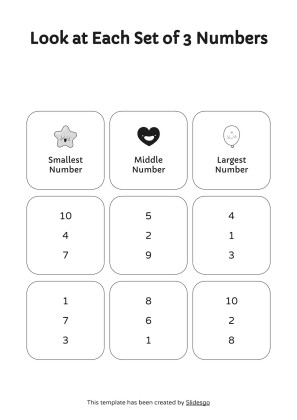 인쇄 가능한 숫자 감지 활동! 프레젠테이션 템플릿