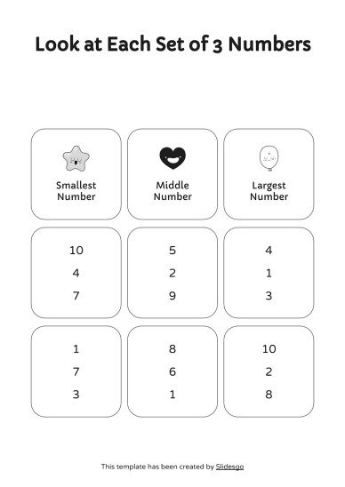 인쇄 가능한 숫자 감지 활동! 프레젠테이션 템플릿