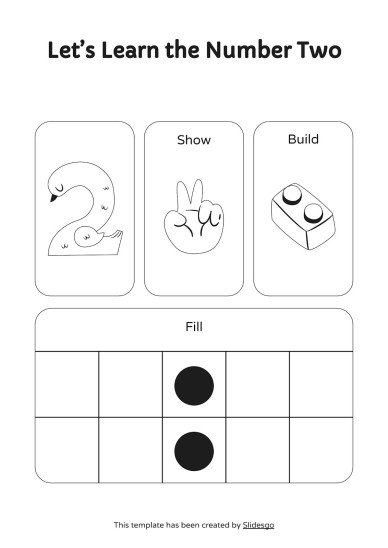 인쇄 가능한 숫자 감지 활동! 프레젠테이션 템플릿