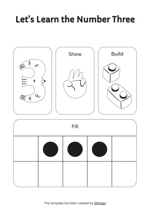 인쇄 가능한 숫자 감지 활동! 프레젠테이션 템플릿