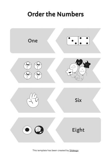 인쇄 가능한 숫자 감지 활동! 프레젠테이션 템플릿