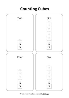 인쇄 가능한 숫자 감지 활동! 프레젠테이션 템플릿