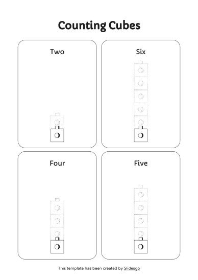 인쇄 가능한 숫자 감지 활동! 프레젠테이션 템플릿