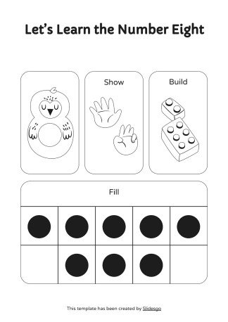 인쇄 가능한 숫자 감지 활동! 프레젠테이션 템플릿
