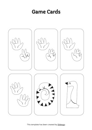 인쇄 가능한 숫자 감지 활동! 프레젠테이션 템플릿