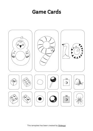 인쇄 가능한 숫자 감지 활동! 프레젠테이션 템플릿