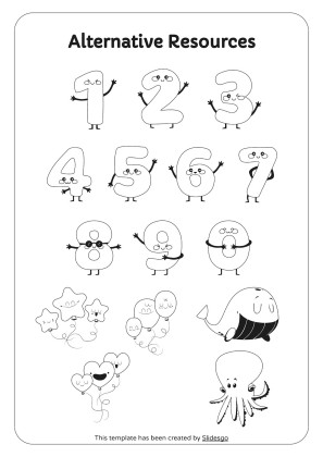 인쇄 가능한 숫자 감지 활동! 프레젠테이션 템플릿