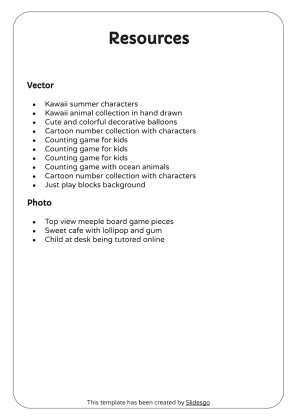 인쇄 가능한 숫자 감지 활동! 프레젠테이션 템플릿