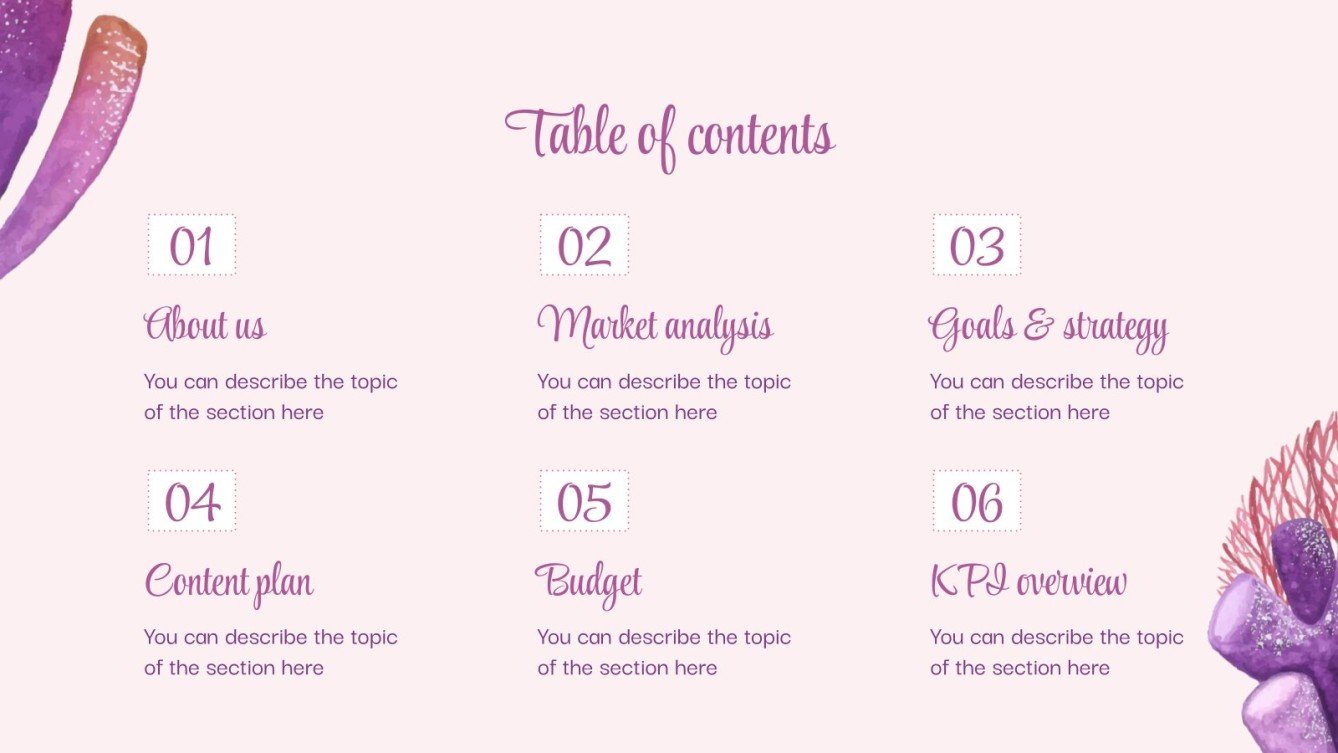 Coral Reef Preservation Campaign Google Slides & PPT