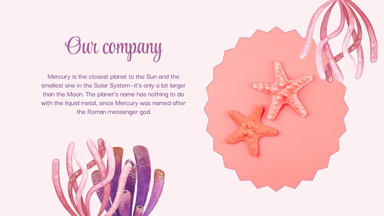 Coral Reef Preservation Campaign Google Slides & PPT