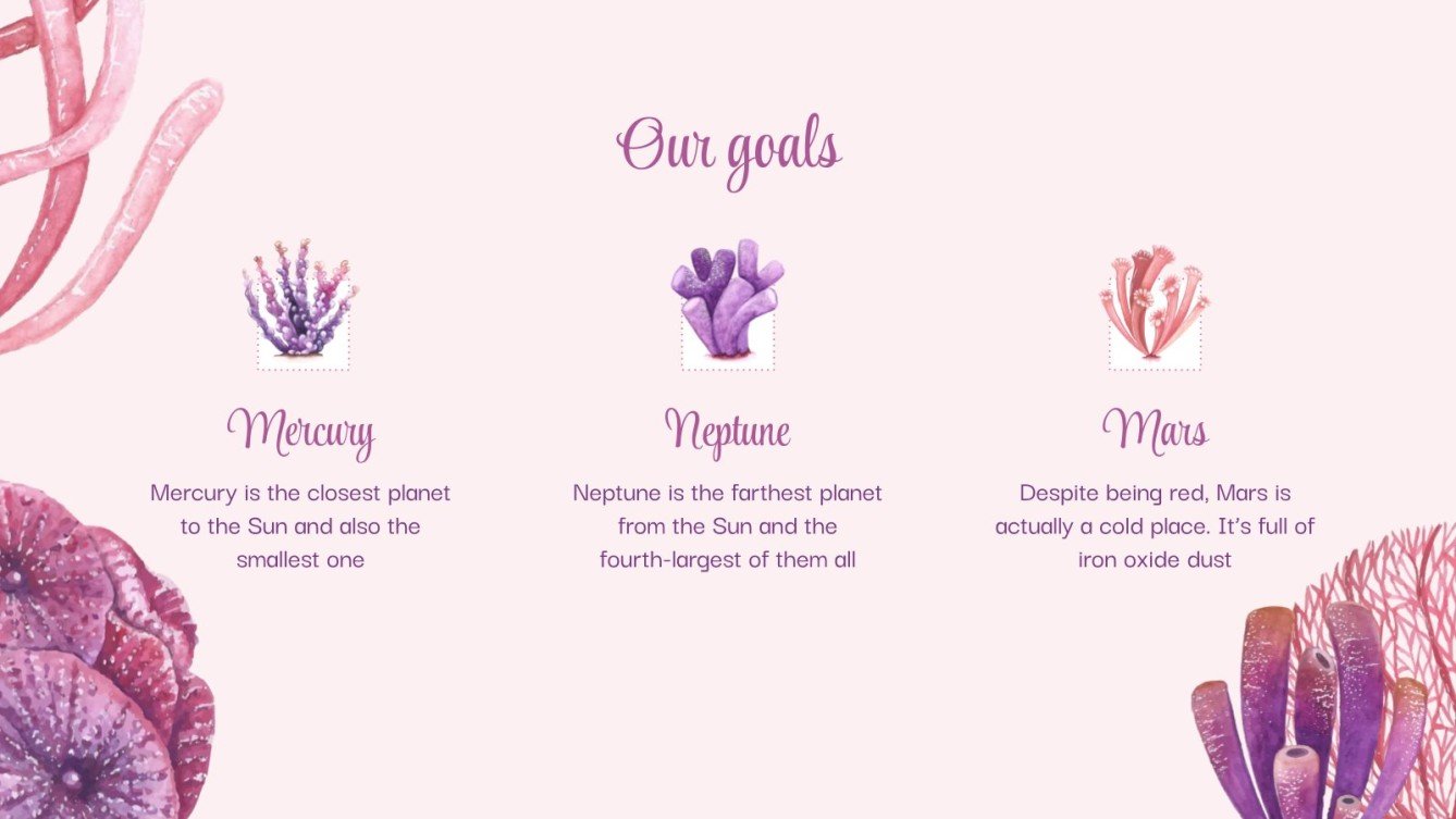 Coral Reef Preservation Campaign Google Slides & PPT