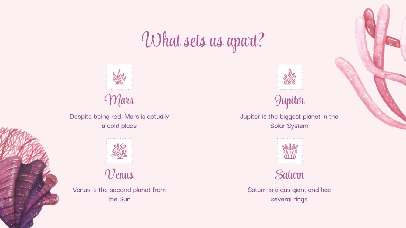 Coral Reef Preservation Campaign Google Slides & PPT