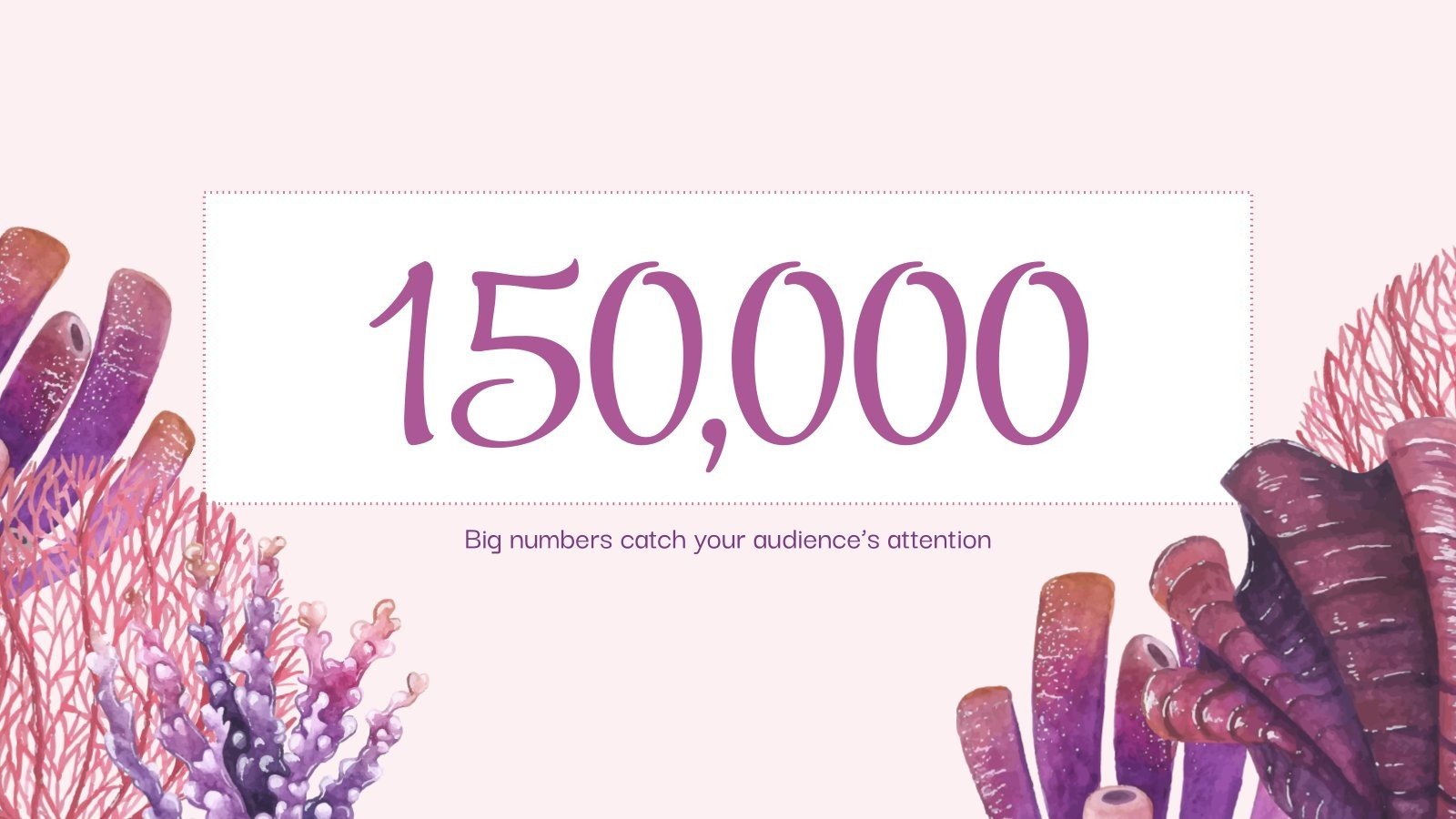 Coral Reef Preservation Campaign Google Slides & PPT