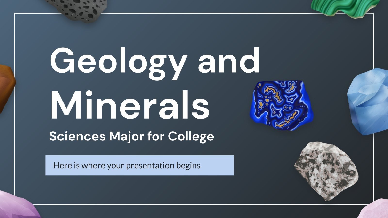 Geology & Mineral Sciences Major for College Google Slides